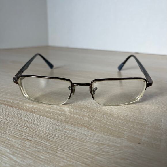Ray-Ban RB6274 2511 Eyeglasses Half Rim Brown Black Frames Only READ 51-18-145 - Picture 2 of 12